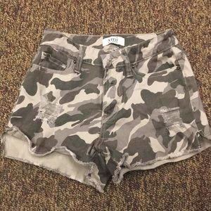 Camp jean shorts